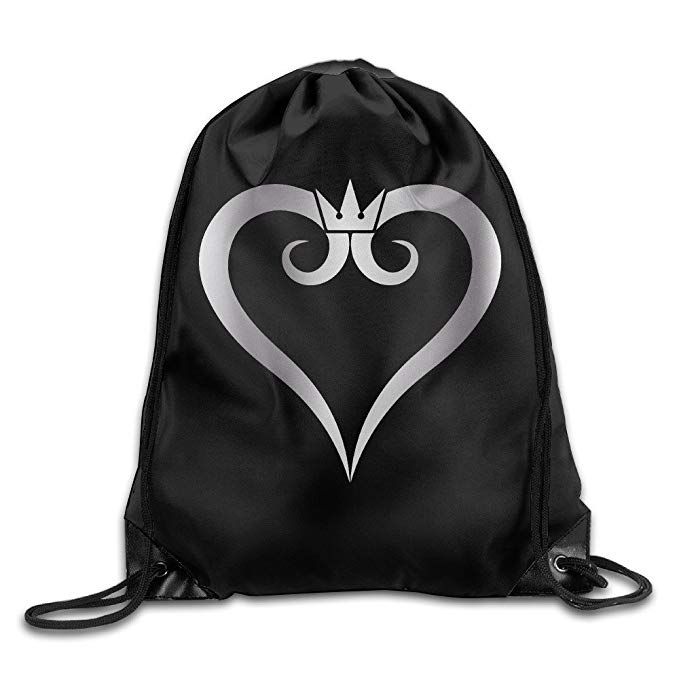 Outdoor Kingdom Hearts Platinum Style Drawstring Backpack