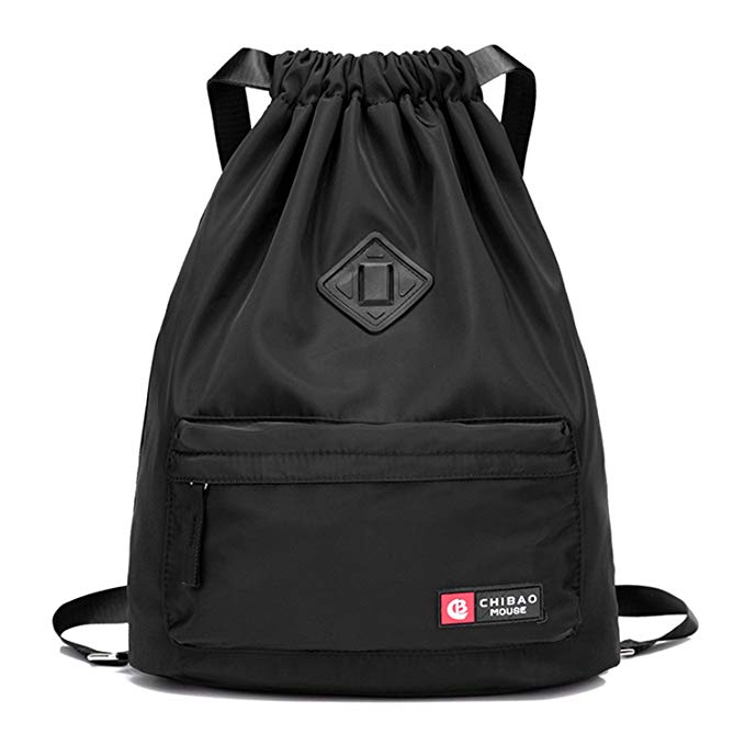 IVIM Waterproof Drawstring Bag, Gym Bag Sackpack Sports Backpack for Men Women Girls