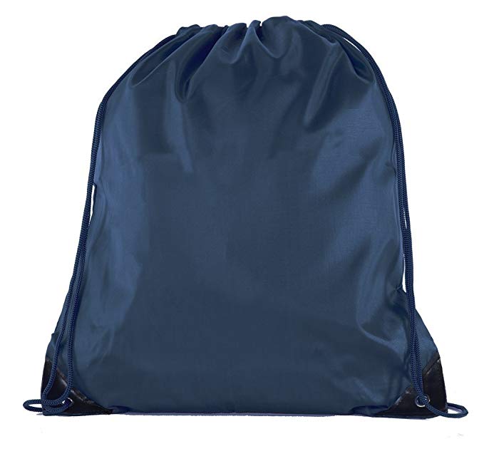 Mato & Hash 25 Bags - Double Strap Drawstring Gym Sack Promotional Party Favor Bag - 15 Colors
