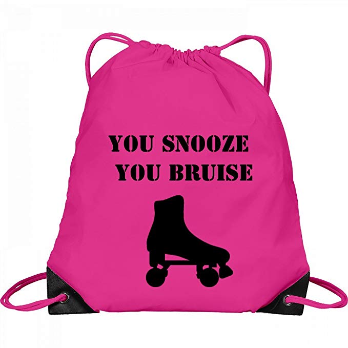 Snooze N Bruise Derby Bag: Port & Company Drawstring Bag