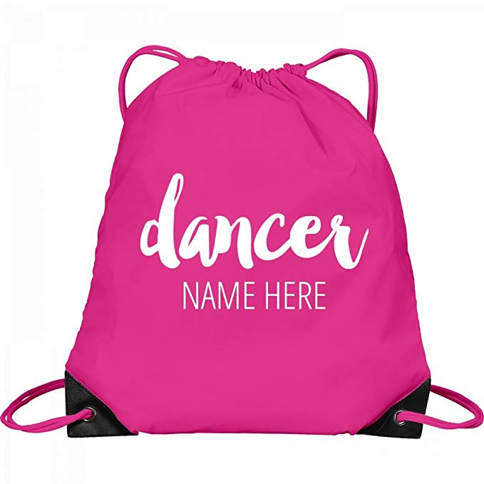 Custom Cute Dance Bag For Teen: Port & Company Drawstring Bag
