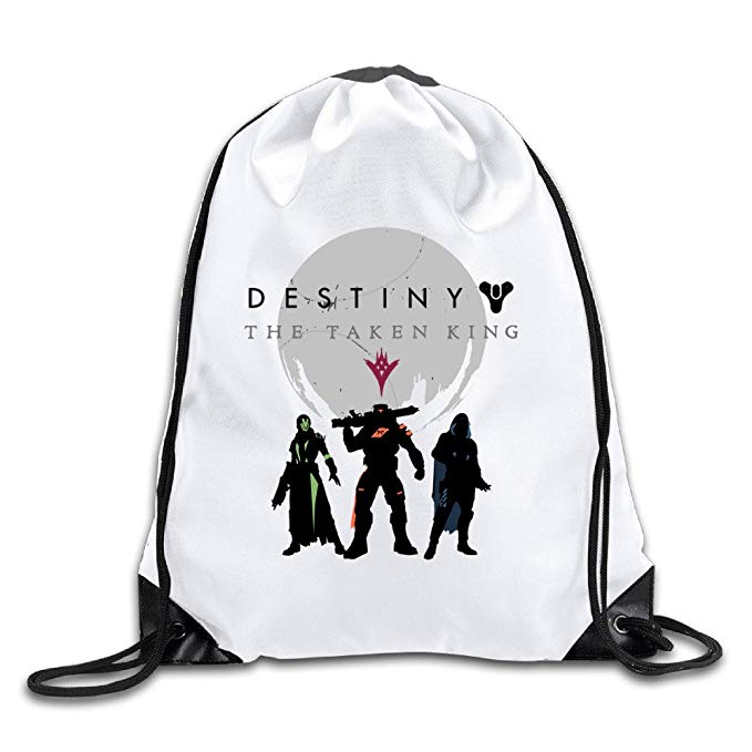 Abbooy Destiny The Taken King Player Drawstring Backpack/Bag
