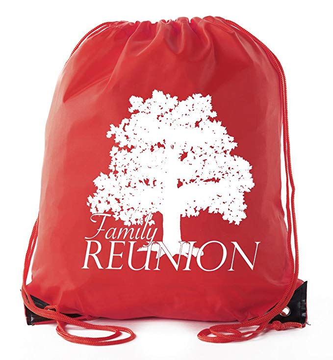 Mato & Hash Family Reunion Gift Bags for Family Reunion Favors | Drawstring Bags