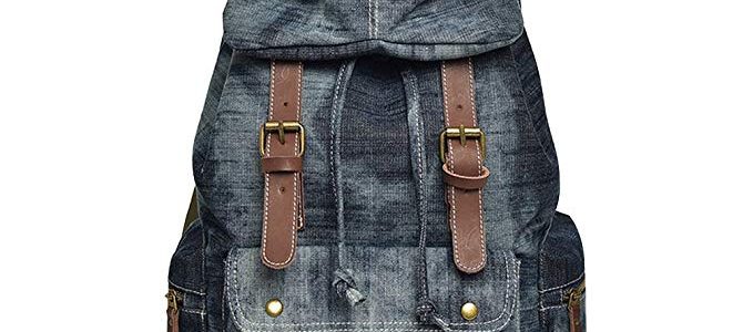 Vbiger Vintage Canvas Backpack Casual Shoulder Bag Large Capacity Rucksack for Men and Women Review