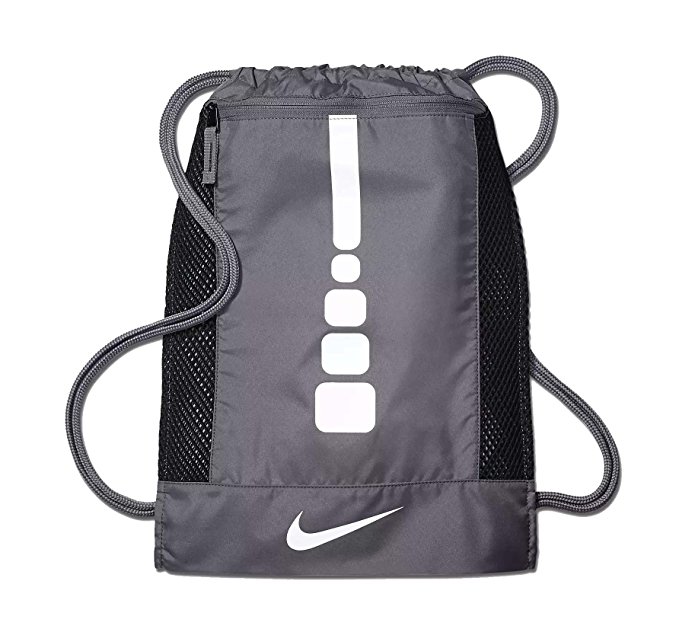 Nike Mens Hoops Elite Basketball Gym Sack Charcoal/Charcoal/White One Size